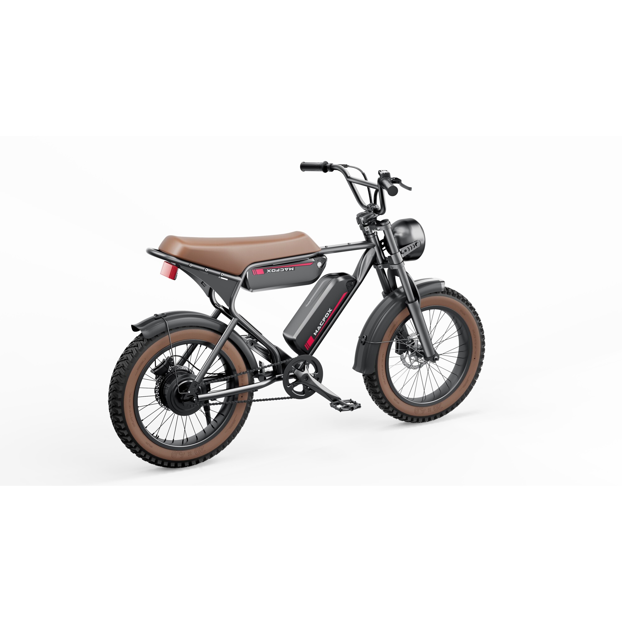 MACFOX, X1S Commuter Electric Ebike, Max. Speed 25 MPH, Weight Capacity 300 lb, Model# EL-M20S BROWN E Bike